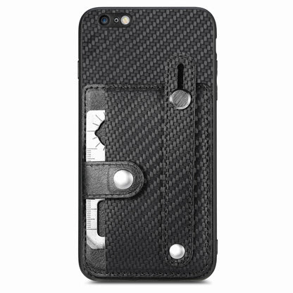 Wristband Kickstand Card Wallet Back Cover Phone Case with Tool Knife