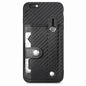 Wristband Kickstand Card Wallet Back Cover Phone Case with Tool Knife