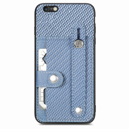Wristband Kickstand Card Wallet Back Cover Phone Case with Tool Knife