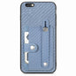 Wristband Kickstand Card Wallet Back Cover Phone Case with Tool Knife