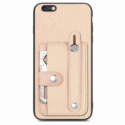 Wristband Kickstand Card Wallet Back Cover Phone Case with Tool Knife