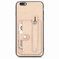 Wristband Kickstand Card Wallet Back Cover Phone Case with Tool Knife