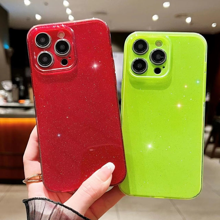 Jelly Glitter Solid Color TPU Phone Case