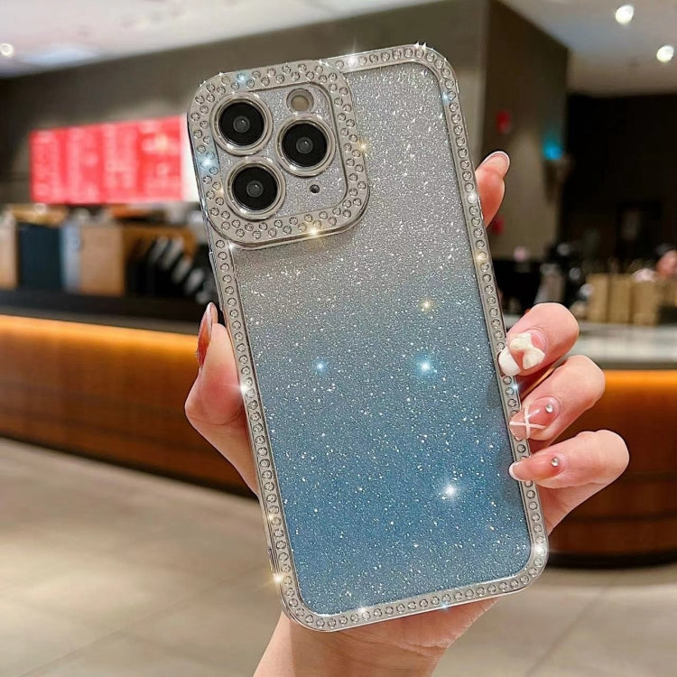 Diamond Gradient Glitter Plated TPU Phone Case