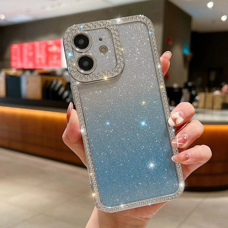Diamond Gradient Glitter Plated TPU Phone Case