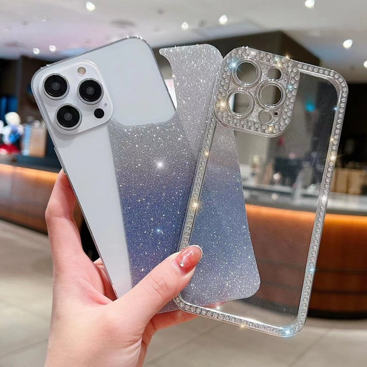 Diamond Gradient Glitter Plated TPU Phone Case