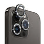 NORTHJO Camera Lens Protector Tempered Glass Bling Glitter Metal Ring Film