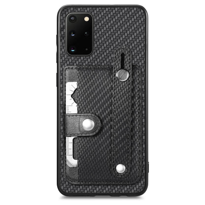 Wristband Kickstand Wallet Back Phone Case with Tool Knife, For Samsung Galaxy S20+, For Samsung Galaxy A50