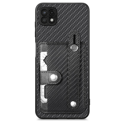 Wristband Kickstand Wallet Back Phone Case with Tool Knife, For Samsung Galaxy A22 4G, For Samsung Galaxy A22 5G, For Samsung Galaxy S21 FE 5G, For Samsung Galaxy A32 5G