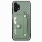 Wristband Kickstand Wallet Back Phone Case with Tool Knife, For Samsung Galaxy A22 4G, For Samsung Galaxy A22 5G, For Samsung Galaxy S21 FE 5G, For Samsung Galaxy A32 5G