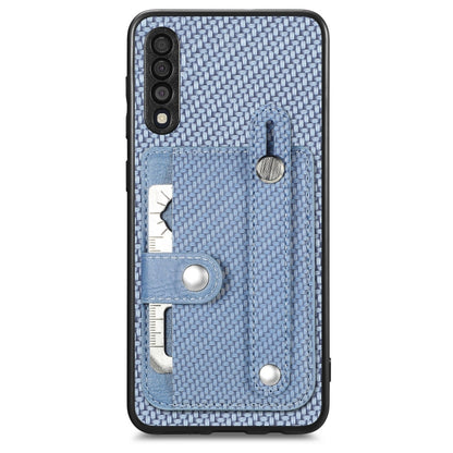 Wristband Kickstand Wallet Back Phone Case with Tool Knife, For Samsung Galaxy S20+, For Samsung Galaxy A50