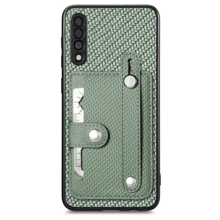 Wristband Kickstand Wallet Back Phone Case with Tool Knife, For Samsung Galaxy S20+, For Samsung Galaxy A50