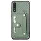 Wristband Kickstand Wallet Back Phone Case with Tool Knife, For Samsung Galaxy S20+, For Samsung Galaxy A50