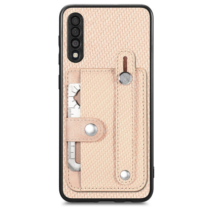 Wristband Kickstand Wallet Back Phone Case with Tool Knife, For Samsung Galaxy S20+, For Samsung Galaxy A50