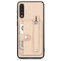 Wristband Kickstand Wallet Back Phone Case with Tool Knife, For Samsung Galaxy S20+, For Samsung Galaxy A50