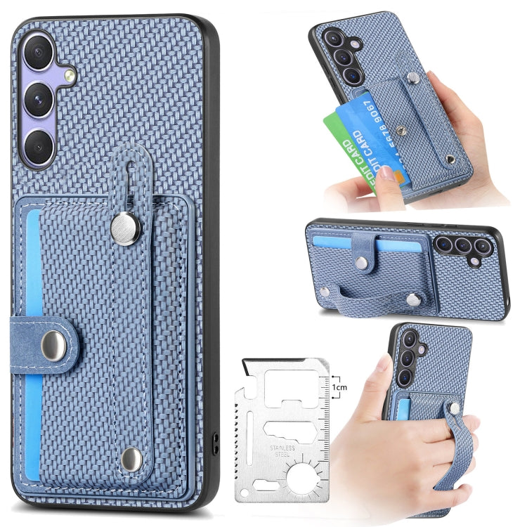 Wristband Kickstand Wallet Back Phone Case with Tool Knife, For Samsung Galaxy S25+ 5G, For Samsung Galaxy S25 Ultra 5G, For Samsung Galaxy S24 Ultra 5G, For Samsung Galaxy S24+ 5G