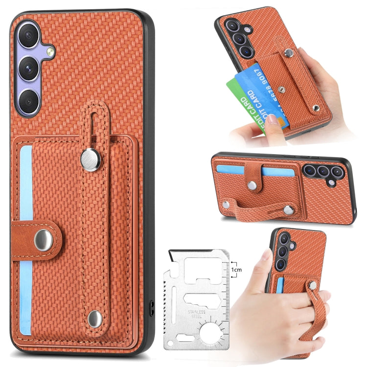 Wristband Kickstand Wallet Back Phone Case with Tool Knife, For Samsung Galaxy S25+ 5G, For Samsung Galaxy S25 Ultra 5G, For Samsung Galaxy S24 Ultra 5G, For Samsung Galaxy S24+ 5G