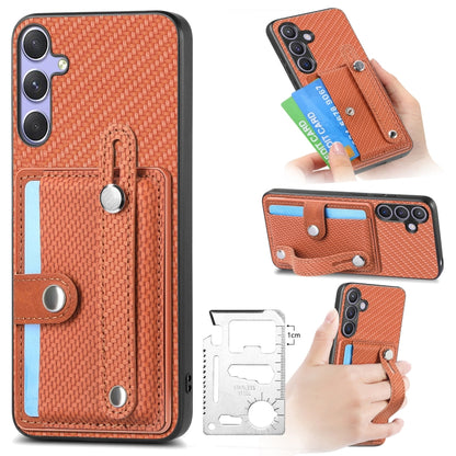 Wristband Kickstand Wallet Back Phone Case with Tool Knife, For Samsung Galaxy S25+ 5G, For Samsung Galaxy S25 Ultra 5G, For Samsung Galaxy S24 Ultra 5G, For Samsung Galaxy S24+ 5G