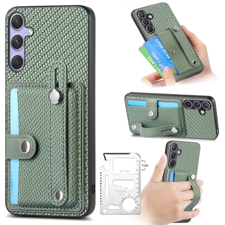 Wristband Kickstand Wallet Back Phone Case with Tool Knife, For Samsung Galaxy S25+ 5G, For Samsung Galaxy S25 Ultra 5G, For Samsung Galaxy S24 Ultra 5G, For Samsung Galaxy S24+ 5G