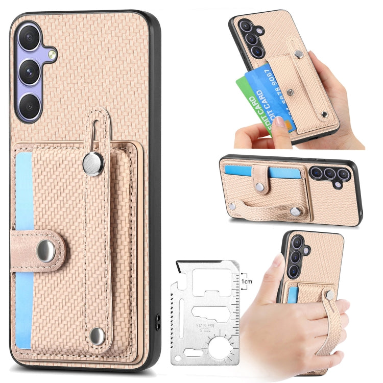 Wristband Kickstand Wallet Back Phone Case with Tool Knife, For Samsung Galaxy S25+ 5G, For Samsung Galaxy S25 Ultra 5G, For Samsung Galaxy S24 Ultra 5G, For Samsung Galaxy S24+ 5G