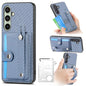 Wristband Kickstand Wallet Back Phone Case with Tool Knife, For Samsung Galaxy S25 Edge 5G, For Samsung Galaxy A56 5G, For Samsung Galaxy A36, For Samsung Galaxy S25 5G