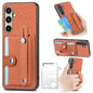 Wristband Kickstand Wallet Back Phone Case with Tool Knife, For Samsung Galaxy S25 Edge 5G, For Samsung Galaxy A56 5G, For Samsung Galaxy A36, For Samsung Galaxy S25 5G