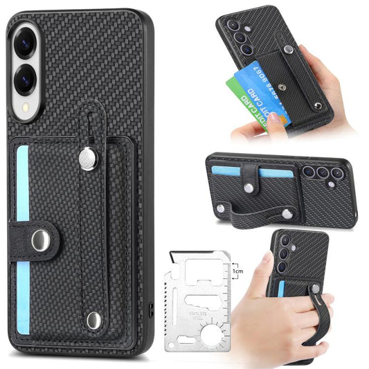 Wristband Kickstand Wallet Back Phone Case with Tool Knife, For Samsung Galaxy S25 Edge 5G, For Samsung Galaxy A56 5G, For Samsung Galaxy A36, For Samsung Galaxy S25 5G