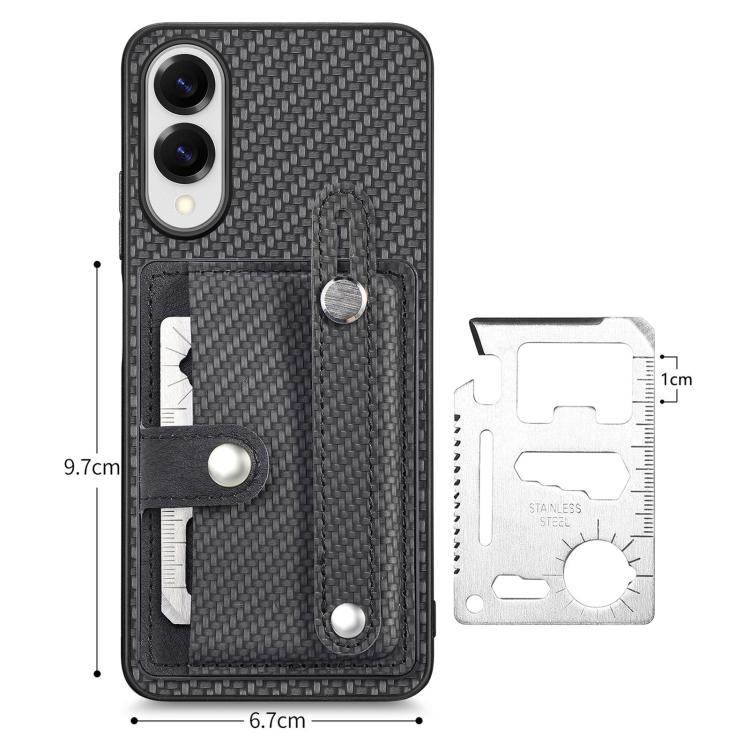 Wristband Kickstand Wallet Back Phone Case with Tool Knife, For Samsung Galaxy S25 Edge 5G, For Samsung Galaxy A56 5G, For Samsung Galaxy A36, For Samsung Galaxy S25 5G