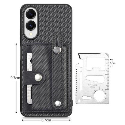 Wristband Kickstand Wallet Back Phone Case with Tool Knife, For Samsung Galaxy S25 Edge 5G, For Samsung Galaxy A56 5G, For Samsung Galaxy A36, For Samsung Galaxy S25 5G