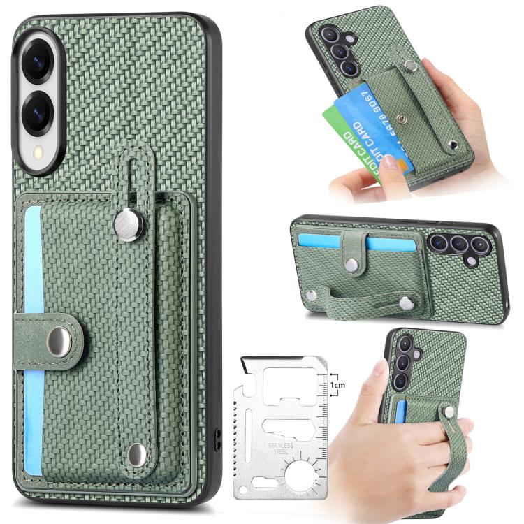 Wristband Kickstand Wallet Back Phone Case with Tool Knife, For Samsung Galaxy S25 Edge 5G, For Samsung Galaxy A56 5G, For Samsung Galaxy A36, For Samsung Galaxy S25 5G