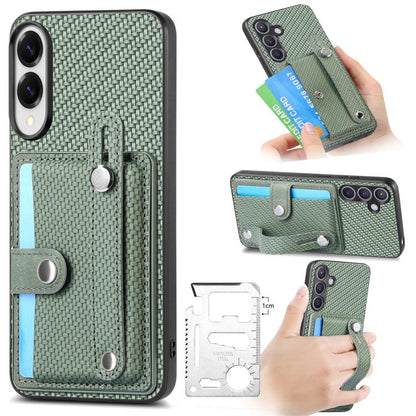 Wristband Kickstand Wallet Back Phone Case with Tool Knife, For Samsung Galaxy S25 Edge 5G, For Samsung Galaxy A56 5G, For Samsung Galaxy A36, For Samsung Galaxy S25 5G