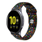Sports Rainbow Dots Silicone Buckle Watch Band