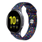 Sports Rainbow Dots Silicone Buckle Watch Band