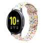 Sports Rainbow Dots Silicone Buckle Watch Band