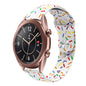Sports Rainbow Dots Silicone Buckle Watch Band