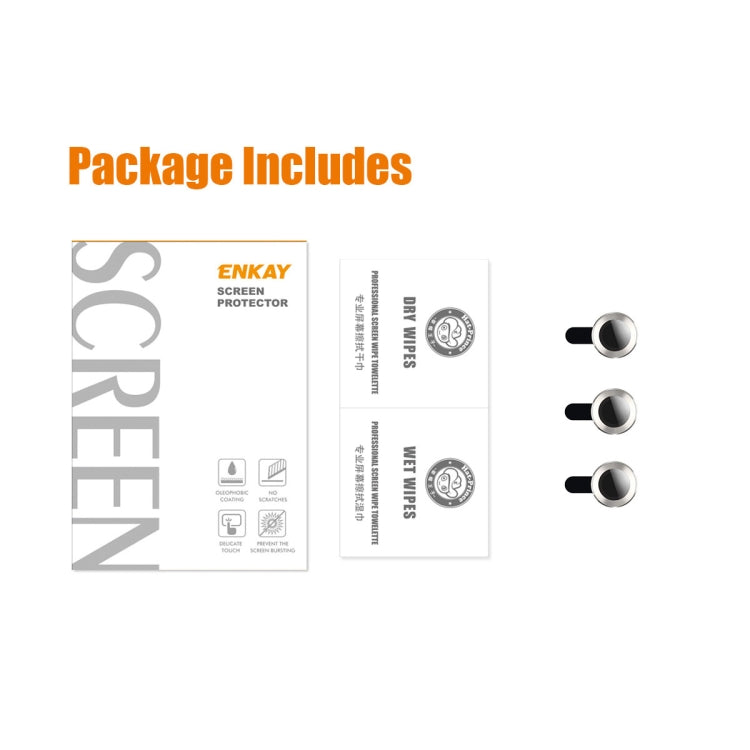 ENKAY 9H Rear Lens Aluminium Alloy Tempered Glass Film