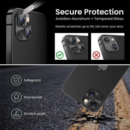 ENKAY Aluminium Alloy Tempered Glass Lens Cover Film