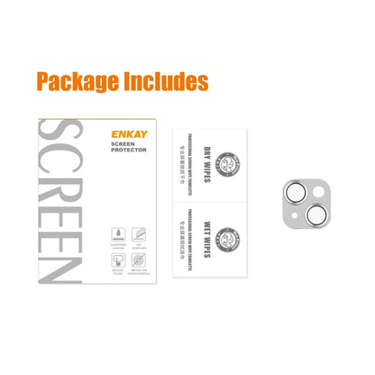 ENKAY Aluminium Alloy Tempered Glass Lens Cover Film