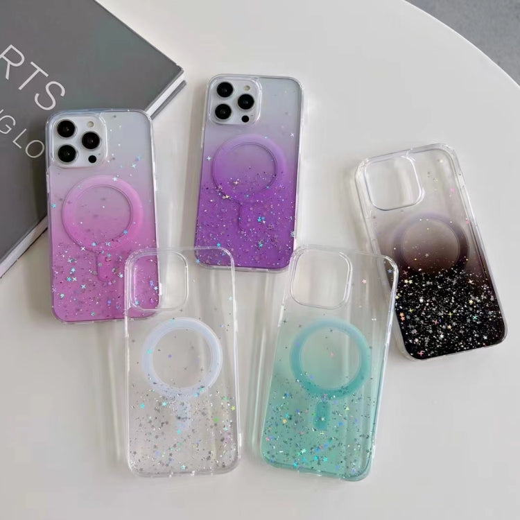 Glitter MagSafe Hybrid Clear TPU Phone Case