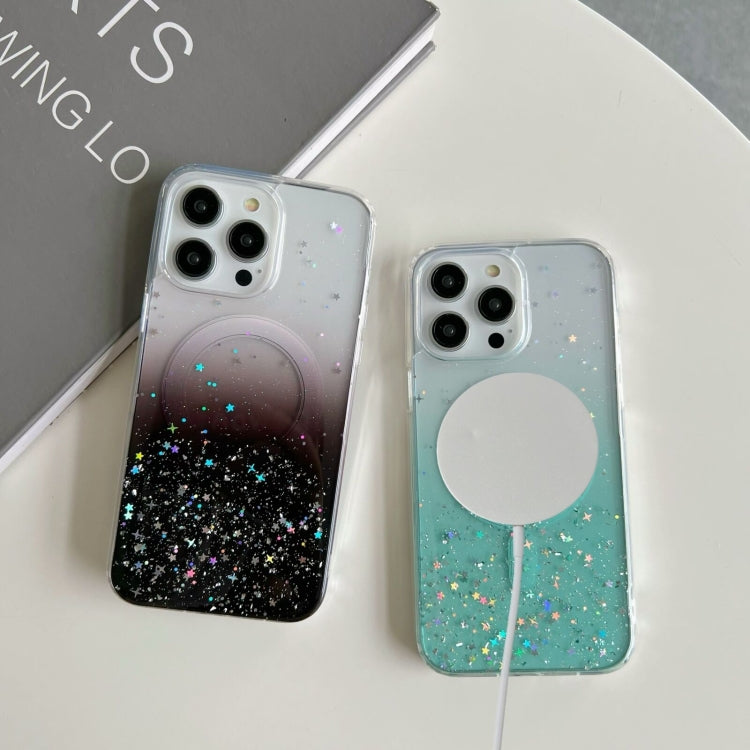 Glitter MagSafe Hybrid Clear TPU Phone Case