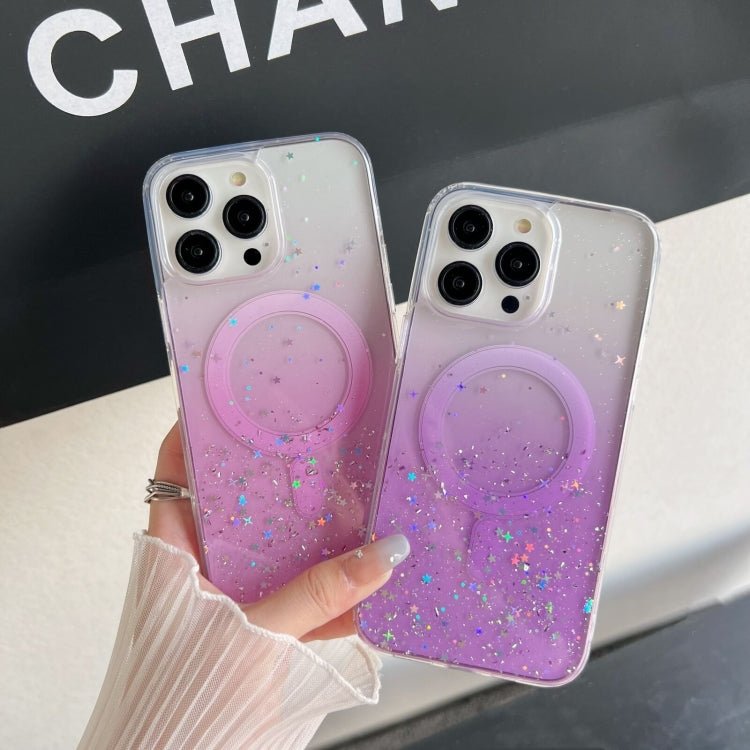 Glitter MagSafe Hybrid Clear TPU Phone Case