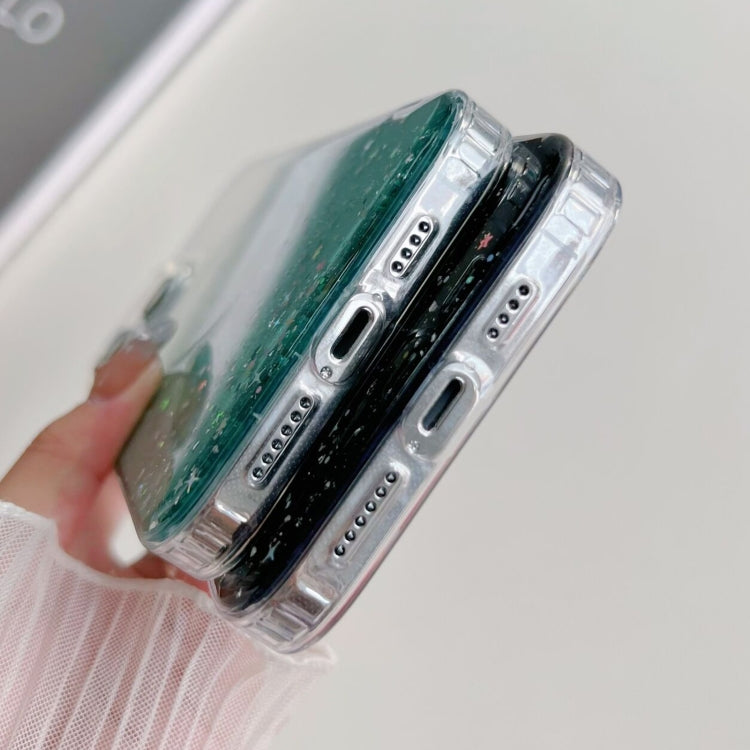 Glitter MagSafe Hybrid Clear TPU Phone Case