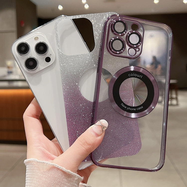 Gradient Glitter Electroplating MagSafe TPU Phone Case