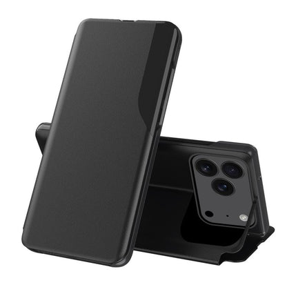Side Display Flip Leather Phone Case