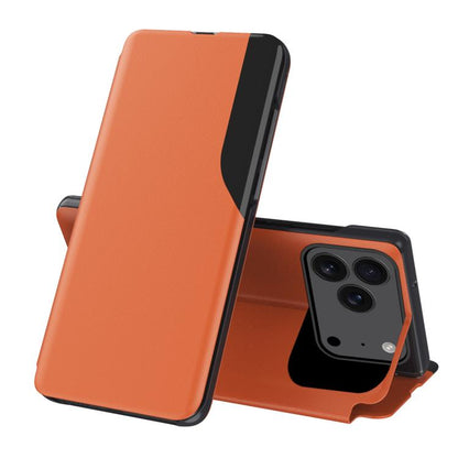 Side Display Flip Leather Phone Case