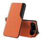 Side Display Flip Leather Phone Case