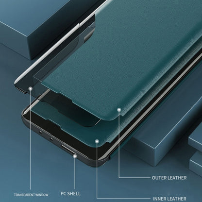 Side Display Flip Leather Phone Case