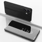 Plated Mirror Horizontal Flip Leather Phone Case with Holder