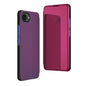 Plated Mirror Horizontal Flip Leather Phone Case with Holder