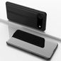 Plated Mirror Horizontal Flip Leather Phone Case with Holder